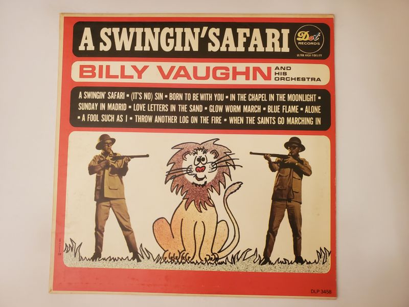 Billy Vaughn and His Orchestra A Swingin' Safari vinyl record